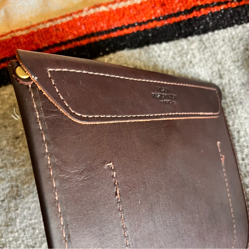 Filson Restoration Department Leather Pouch - Picture 8 of 16